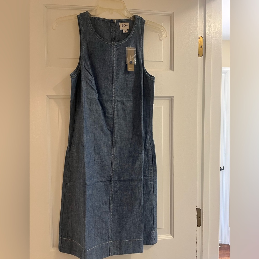J crew chambray dress new with tags size xxs